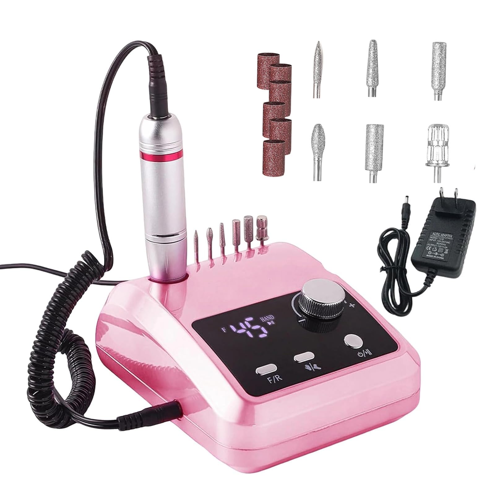 Electric Nail Drill – 45000RPM Professional E-File Kit