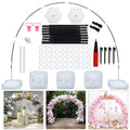 MUAEEOK 10ft Adjustable Balloon Arch Kit | Reusable Stand with Water Base