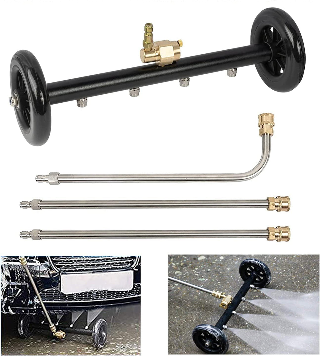 2-in-1 Undercarriage Cleaner & Water Broom for Pressure Washer