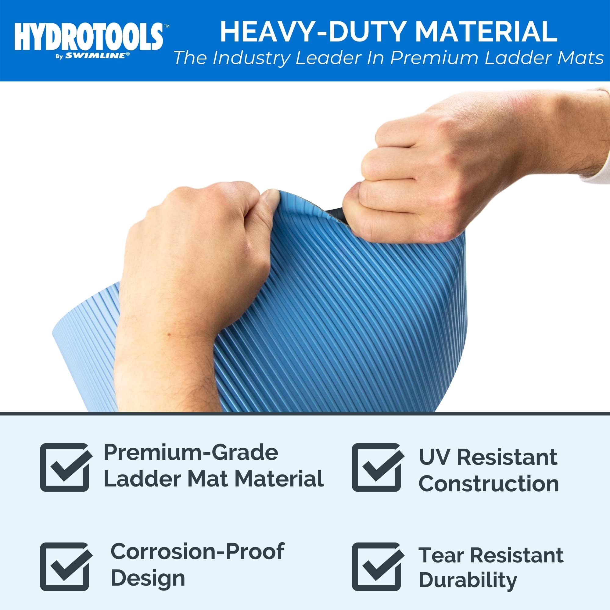 Swimline Hydrotools Pool Ladder Mat – 36x36 Non-Slip Liner Protection