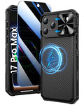 Doeshine iPhone 17 Pro Max Case – Rugged Magnetic Cover with Privacy Screen