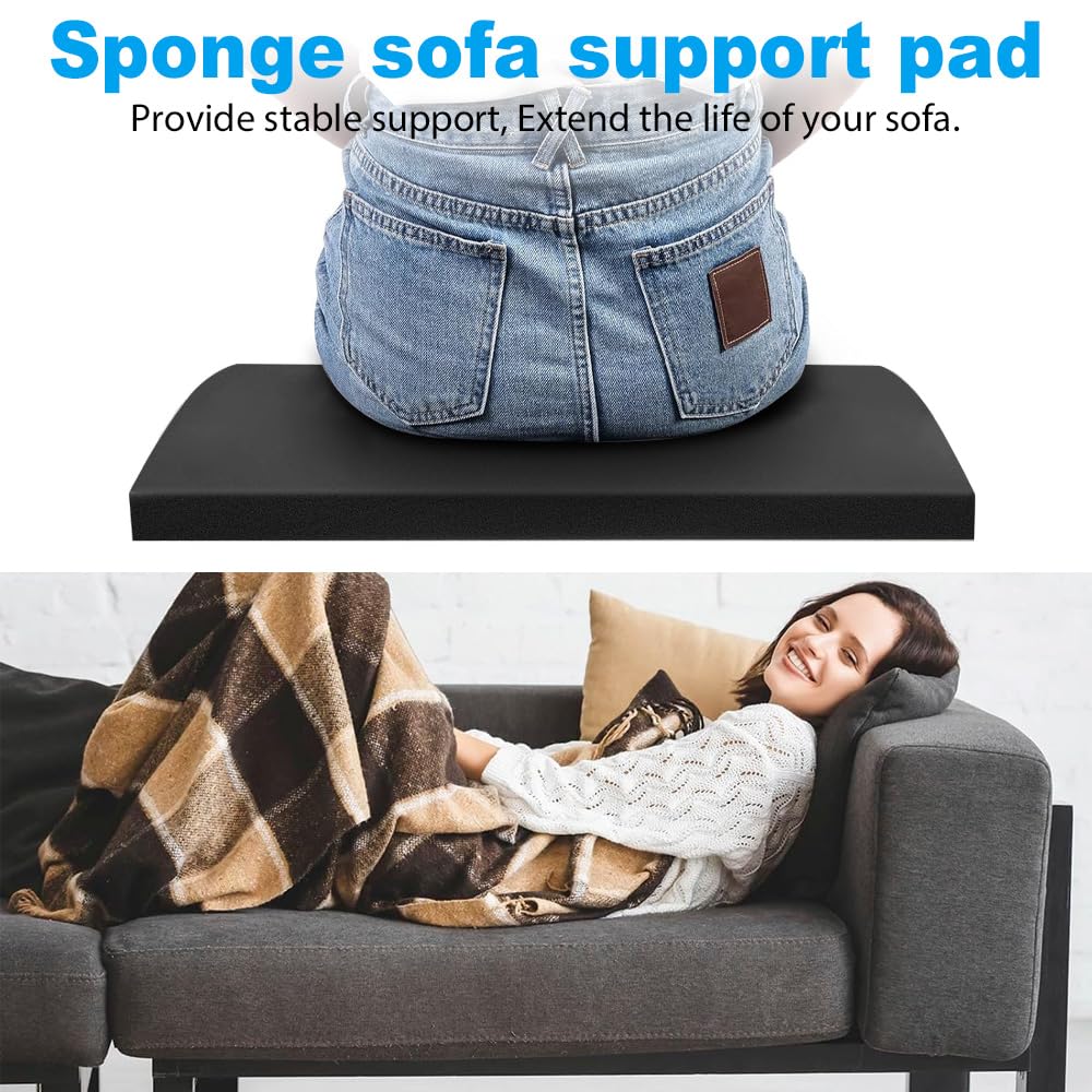 Duscdesp 50×50cm Sofa Support Boards,Sofa Bed Support Cushion Sofa Saver,Cushion Sag Repair for Corner Sofa Sofa Bed Couches Settee Black & 3 Pcs - image 3