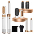 MogaWave 6-in-1 Air Styler – 1000W Hair Dryer Brush & Auto-Wrap Air Curler