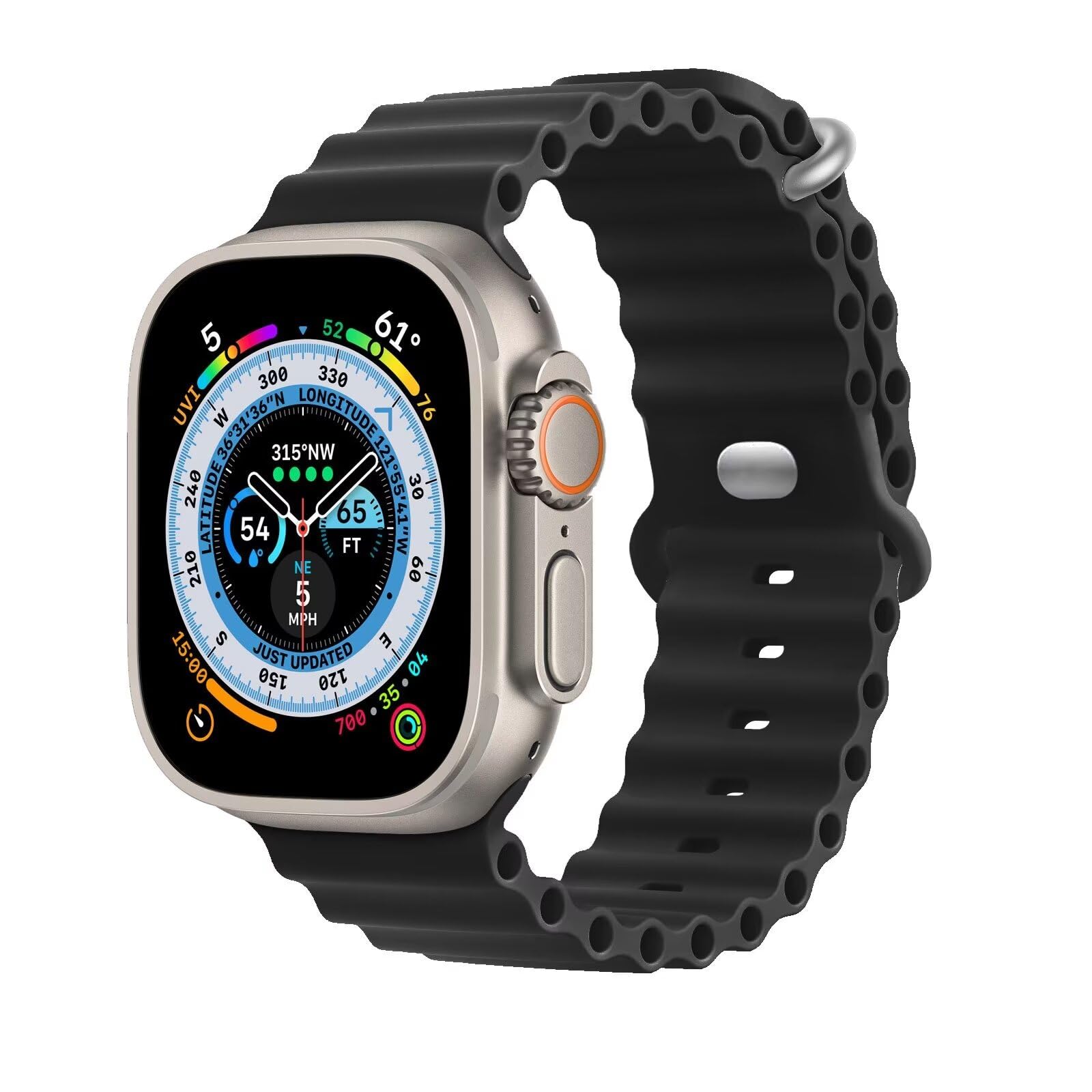 HdanMole Silicone Ocean Strap for Apple Watch – Soft Sport Band