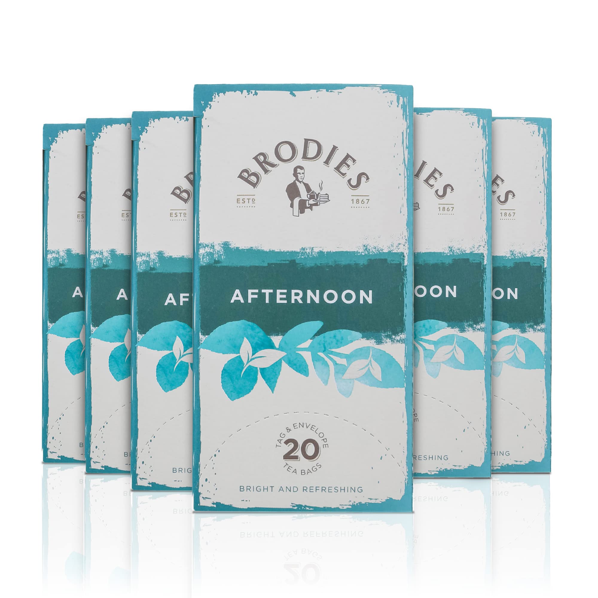 Brodies Afternoon Tea - 120 Black Tea Bags - 6 Boxes of 20 Bags