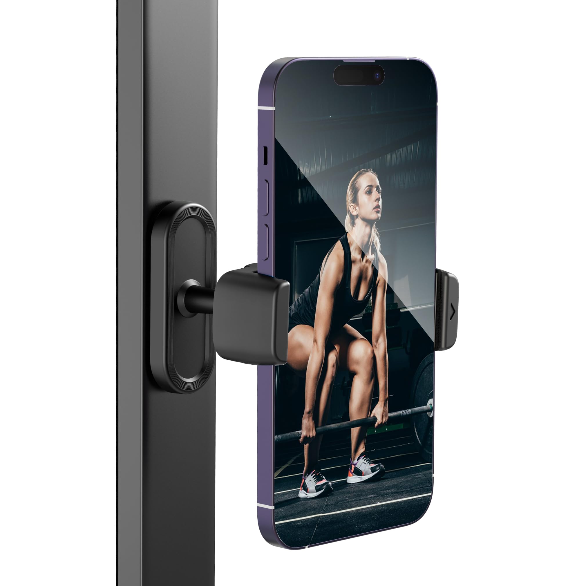 FungSun Magnetic Gym Phone Holder | 360° Adjustable Smartphone Mount