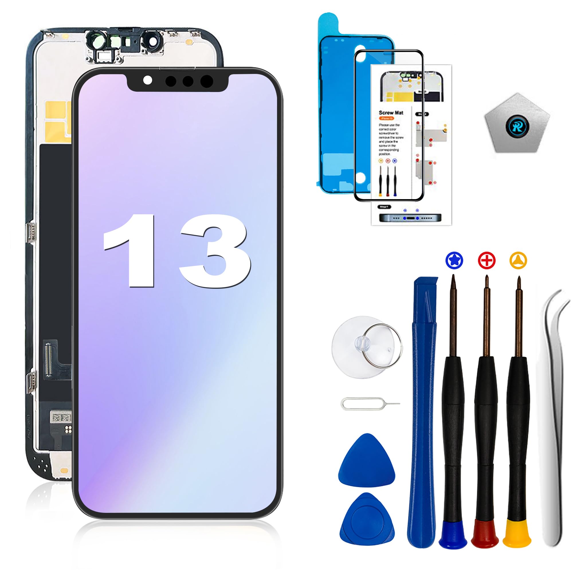 EFAITHLIFE iPhone 13 LCD Screen Replacement - 6.1" Display Digitizer