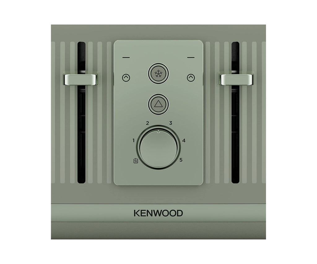 Kenwood Dusk 4-Slot Toaster – 1800W with 5 Browning Levels, Olive Green