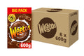 Weetos Chocolatey Hoops Cereal – Wholegrain & Vitamin Fortified (6 x 600g)