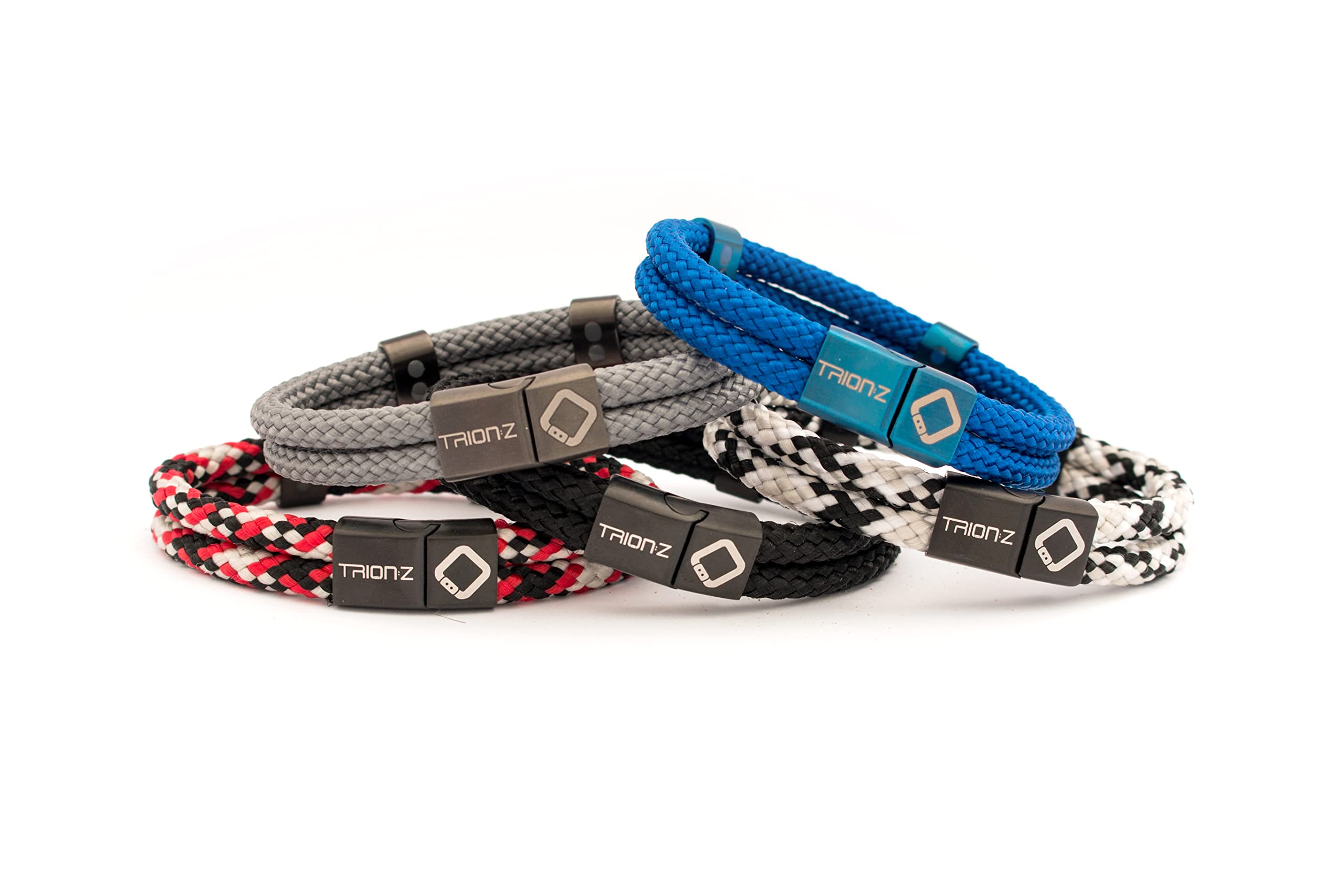Trion:Z Zen Loop Duo Magnetic Bracelet – Unisex ANSPO Wristband, Indigo
