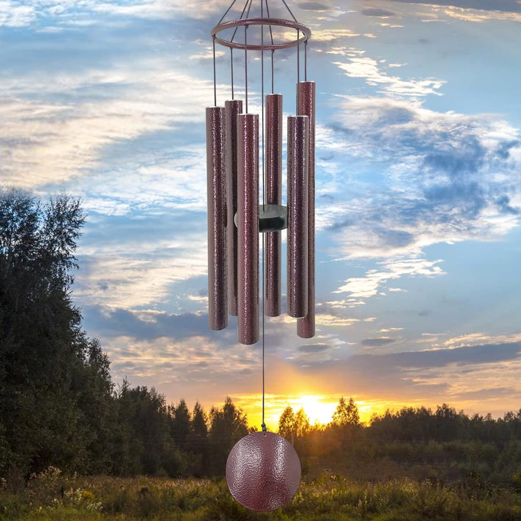 Astarin 36 Inch Memorial Wind Chimes – Deep Tone Metal Sympathy Gift