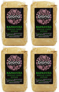 Biona Organic Rapadura Whole Cane Sugar - 500g (Pack of 4 Bundle)
