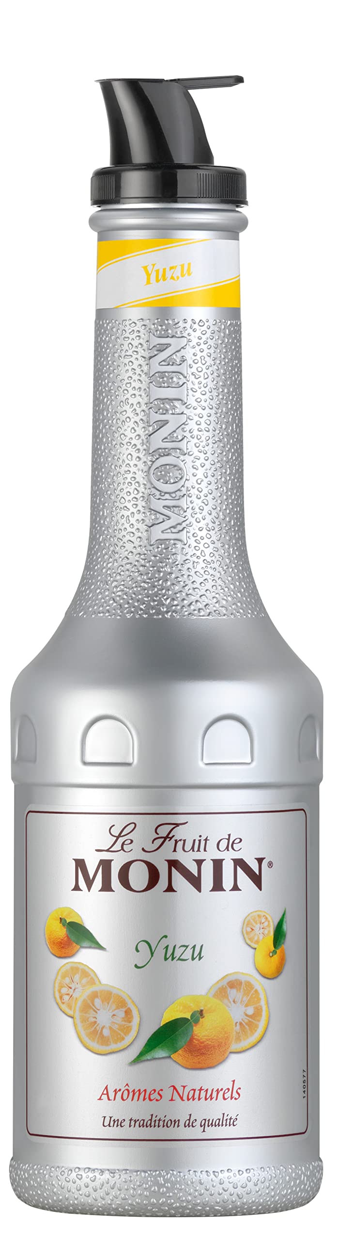 Monin Yuzu Fruit Mix Puree 1L – Natural Citrus Mixer for Cocktails