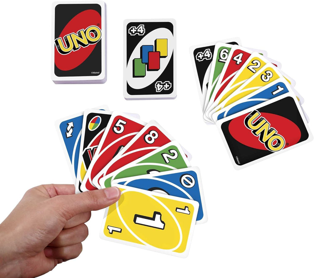 Mattel Games UNO Card Game – Color Blind Accessible Family Party Game