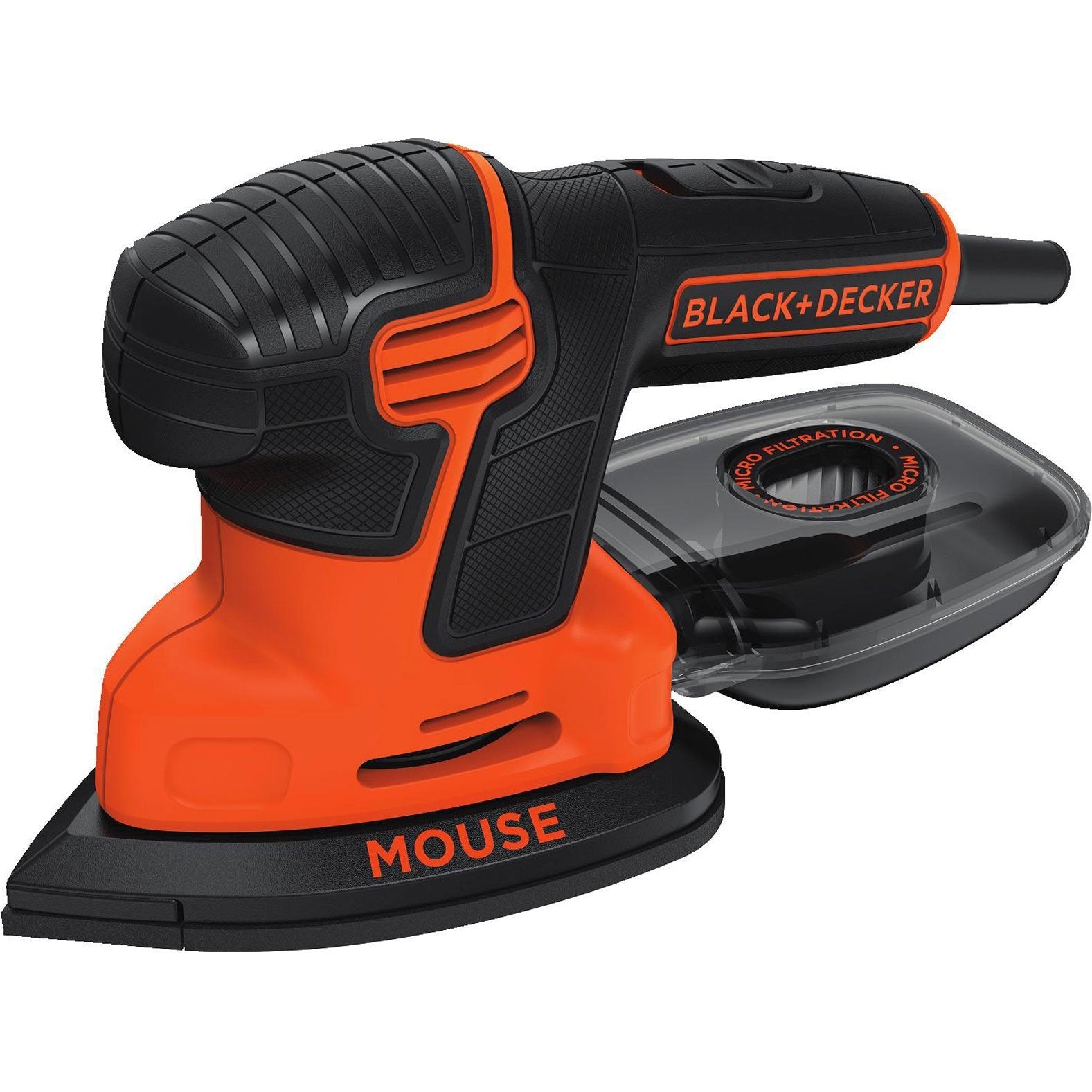 BLACK+DECKER Mouse Detail Sander with Kit Box & 9 Accessories, 120W