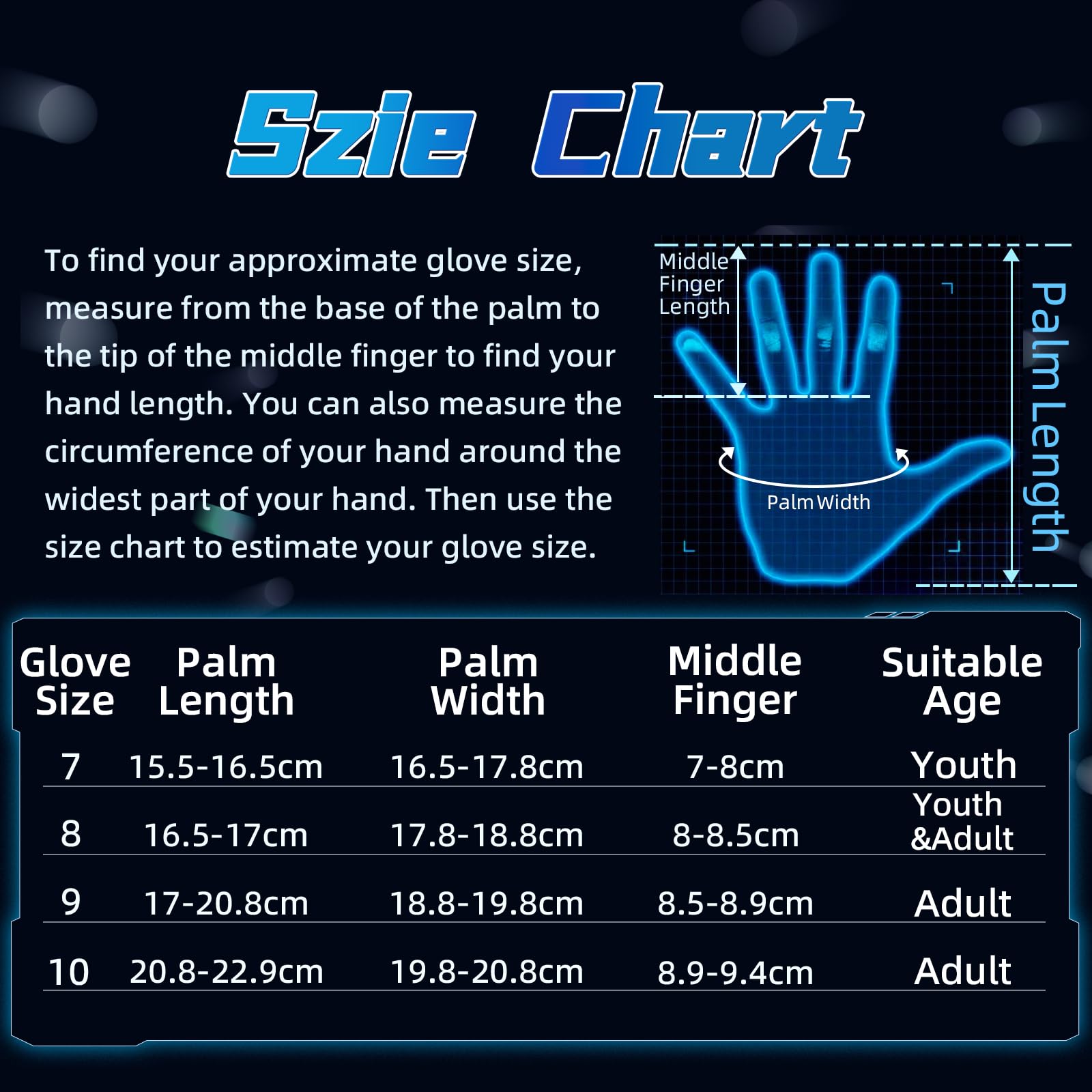 WVVOU Goalkeeper Gloves – Pro Soccer Goalie Gloves with Fingersave