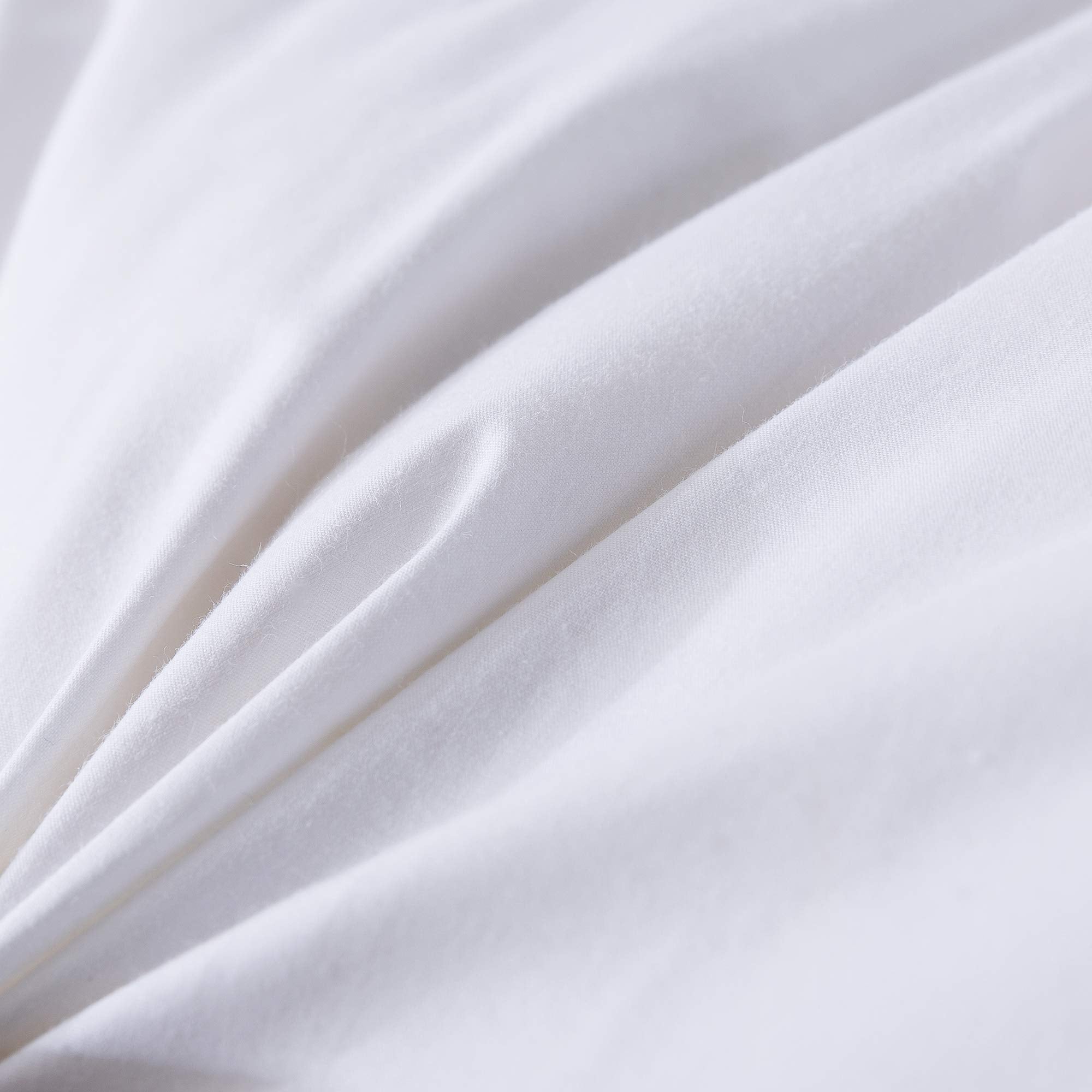 SUFUEE Goose Feather and Down Pillows Pair | 100% Cotton Cover