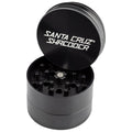 Santa Cruz Shredder 3-Piece Herb Grinder – Medium 2.125" Aluminum Black