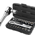 Hi-Spec 22-Piece Metric Socket Set | 1/4 & 3/8 Drive Ratchet Kit