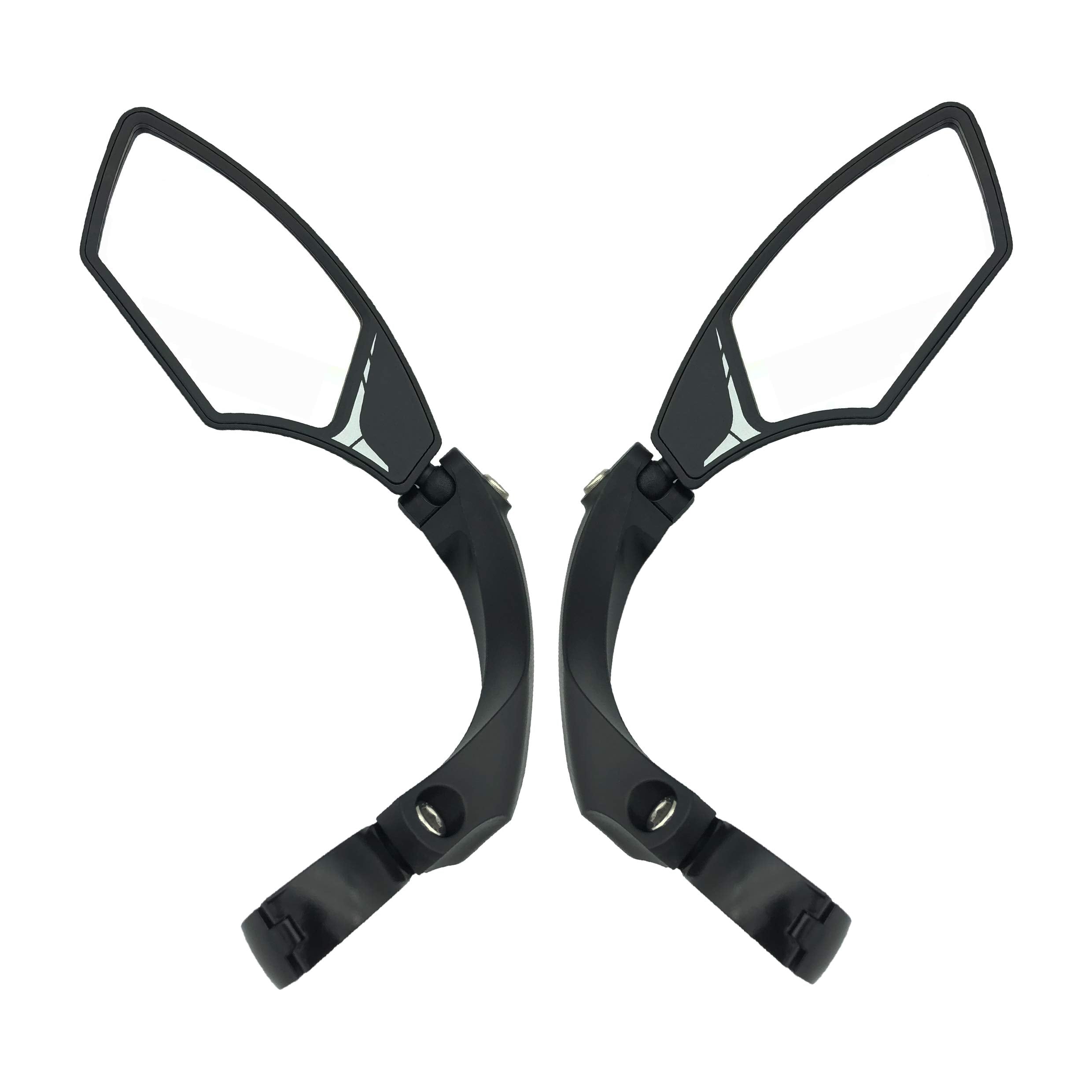 Hafny HD Bike Mirror – Blast-Resistant Glass Lens E-Bike Mirror (1 Pair)