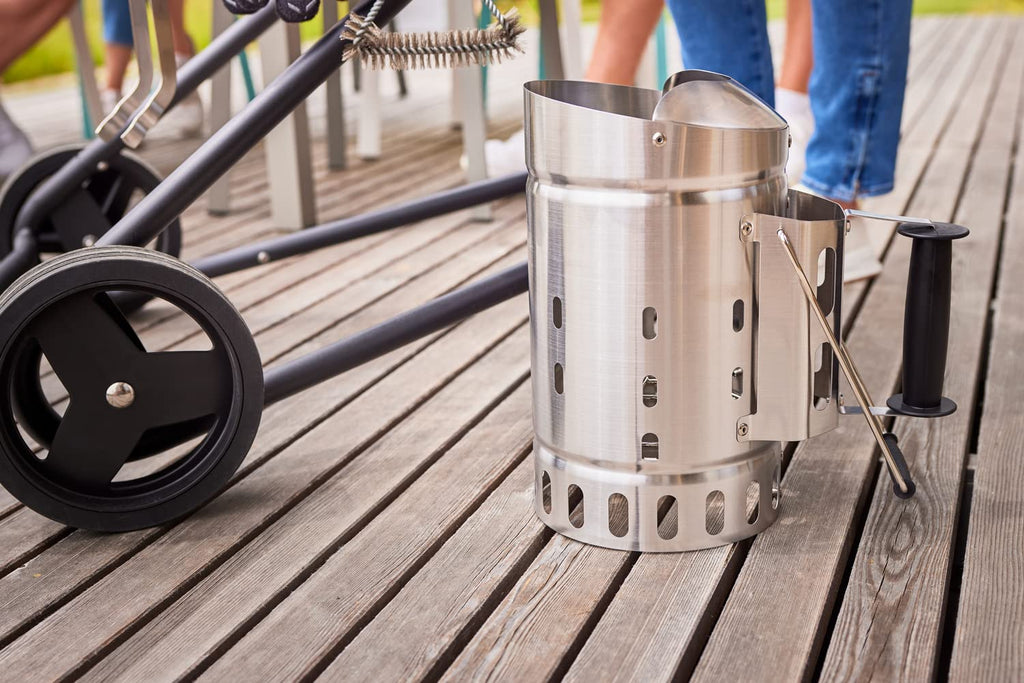 Rösle Charcoal Starter | Stainless Steel BBQ Grill Chimney - 2kg Capacity