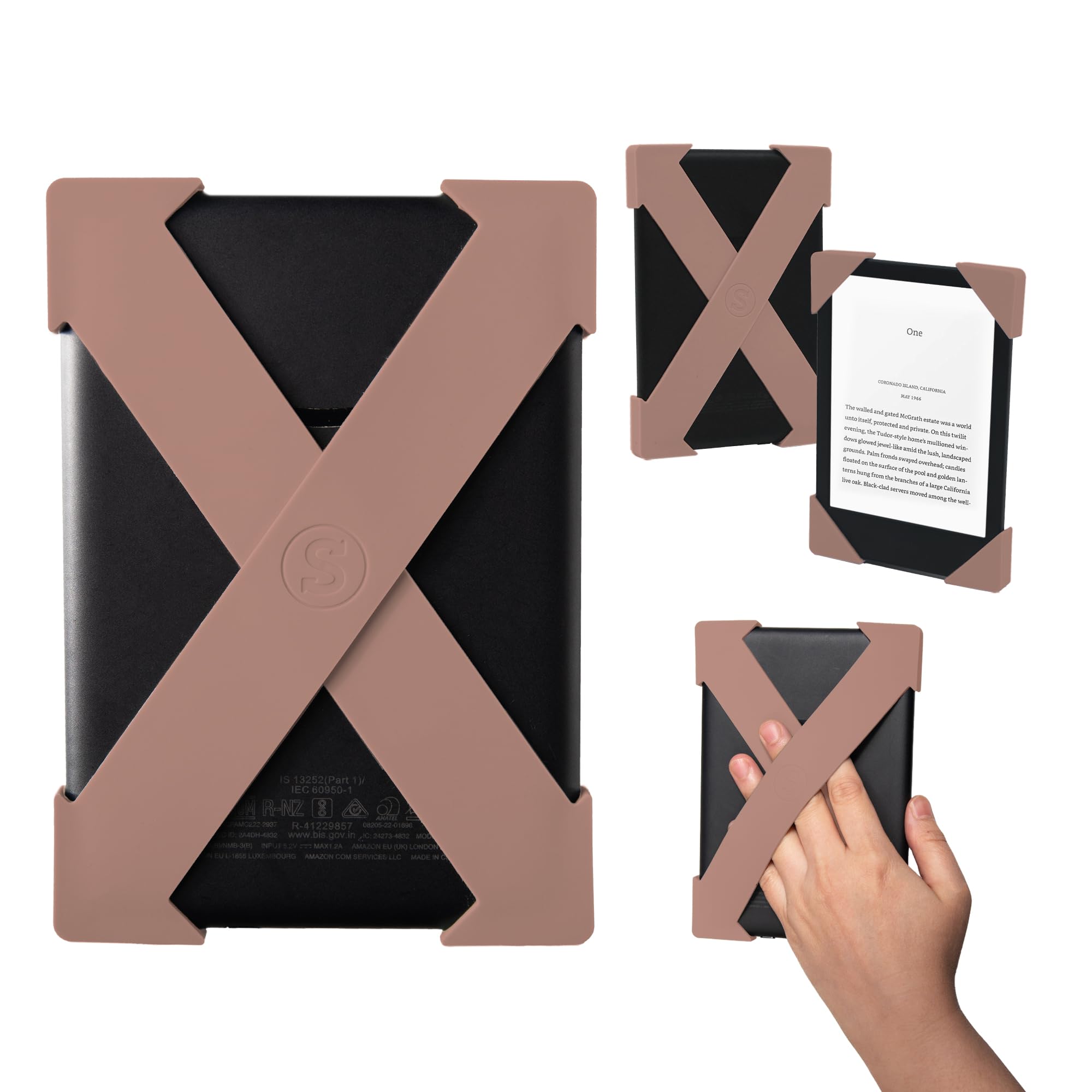 Strapsicle Kindle & Kobo Hand Strap - 2 Pack for Paperwhite - Caramel