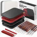 Golden Maple Miniature Painting Kit with Wet Palette and 11 Brushes