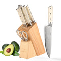 Nanfang Brothers 6-Piece Damascus Kitchen Knife Set with VG10 Steel