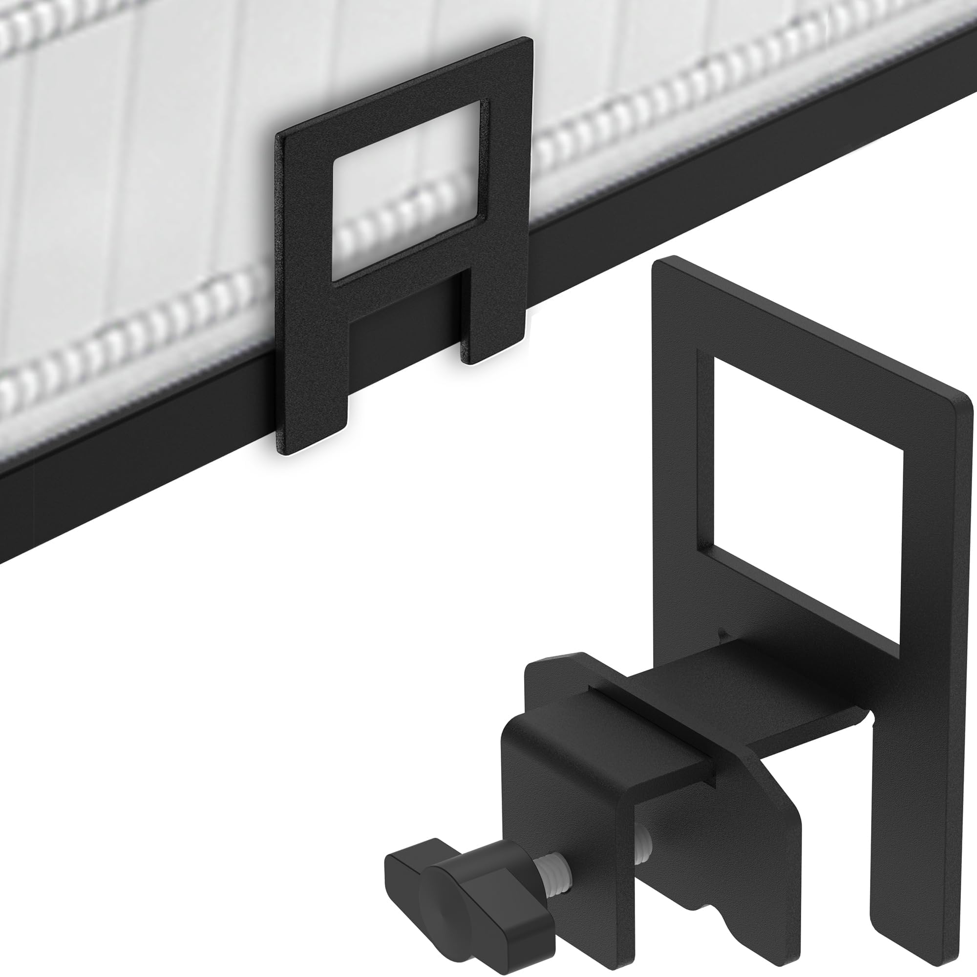 ZGDYi Non-Slip Mattress Holders for Bed Frame | Adjustable Steel Stopper – 6 Pack