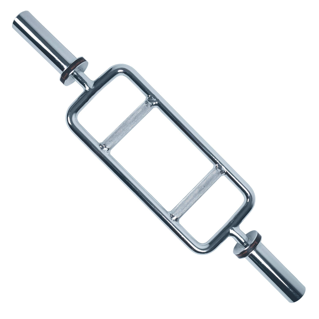 Sunny Health & Fitness 34" Olympic Triceps Bar with Ring Collars