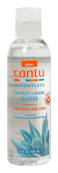 Cantu Weightless Protect + Shine Gloss | Heat Protection for Curls, 100ml