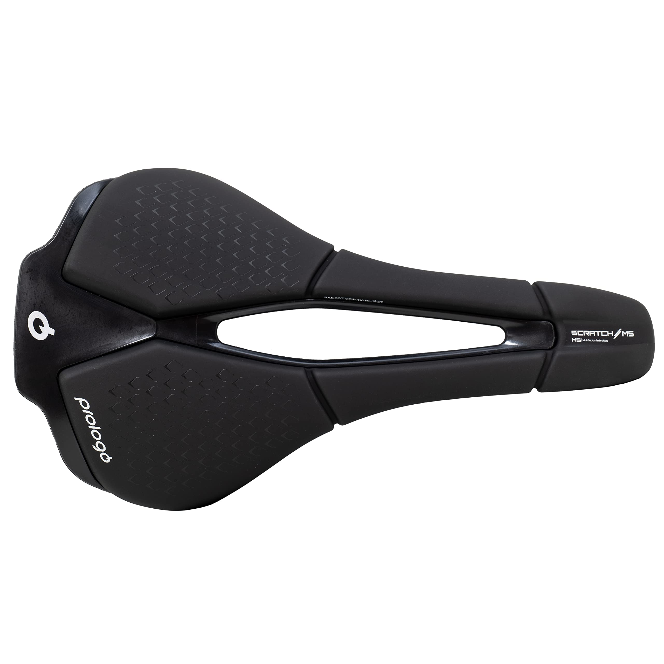 Prologo Scratch M5 PAS T2.0 Road Bike Saddle | 140mm Ergonomic - Black