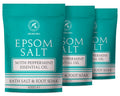Peppermint Epsom Bath Salt - 3000g Pure Magnesium Sulphate