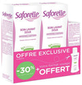 Saforelle Gentle Cleansing Care - Intimate & Body Wash - 2x500ml + 100ml