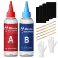 LAMXIN 5 Minute Epoxy Glue | 250ml Clear Heat-Resistant Resin