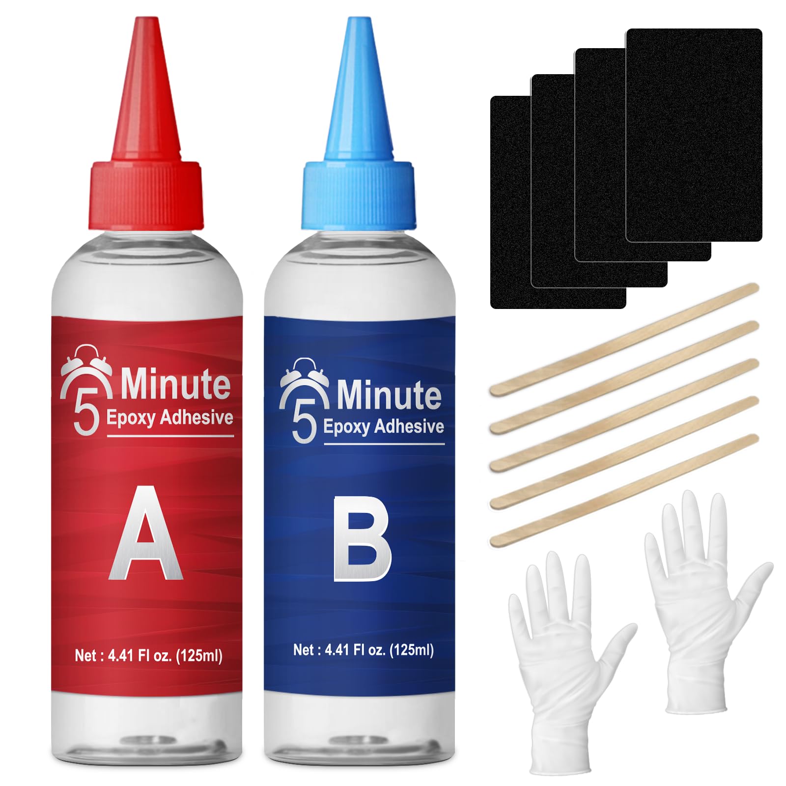 LAMXIN 5 Minute Epoxy Glue | 250ml Clear Heat-Resistant Resin