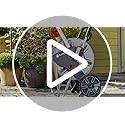 Gardena CleverRoll L Easy Metal Hose Trolley – 100m Capacity Reel