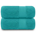GC Gaveno Cavailia 700 GSM Egyptian Cotton Bath Towel Sheet, Teal - 2PK