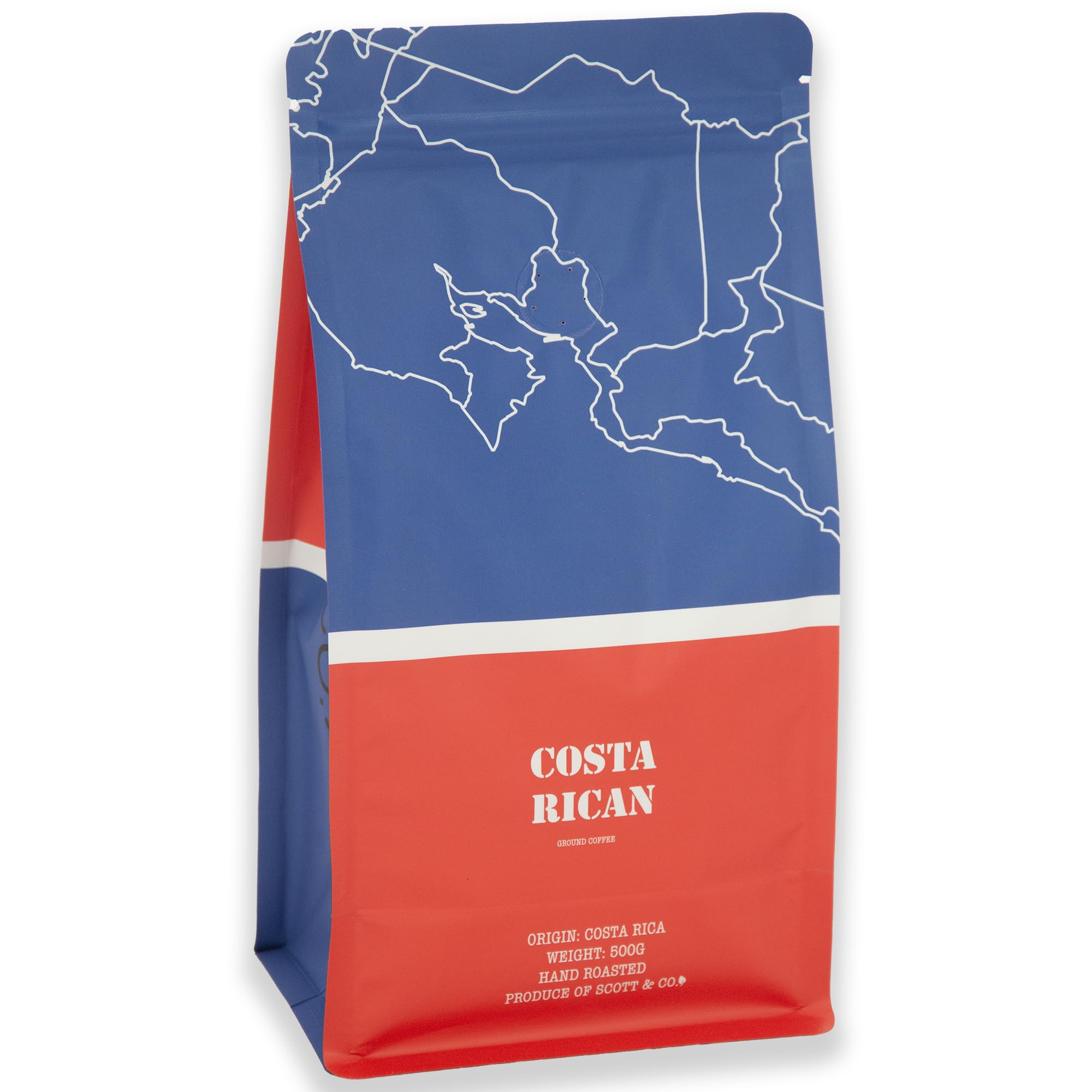 Scott&Co. Costa Rican Ground Coffee | 100% Arabica Medium Roast - 500g