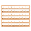 Kurtzy 60 Spool Wooden Thread Rack – Wall-Mounted Beech Wood Holder
