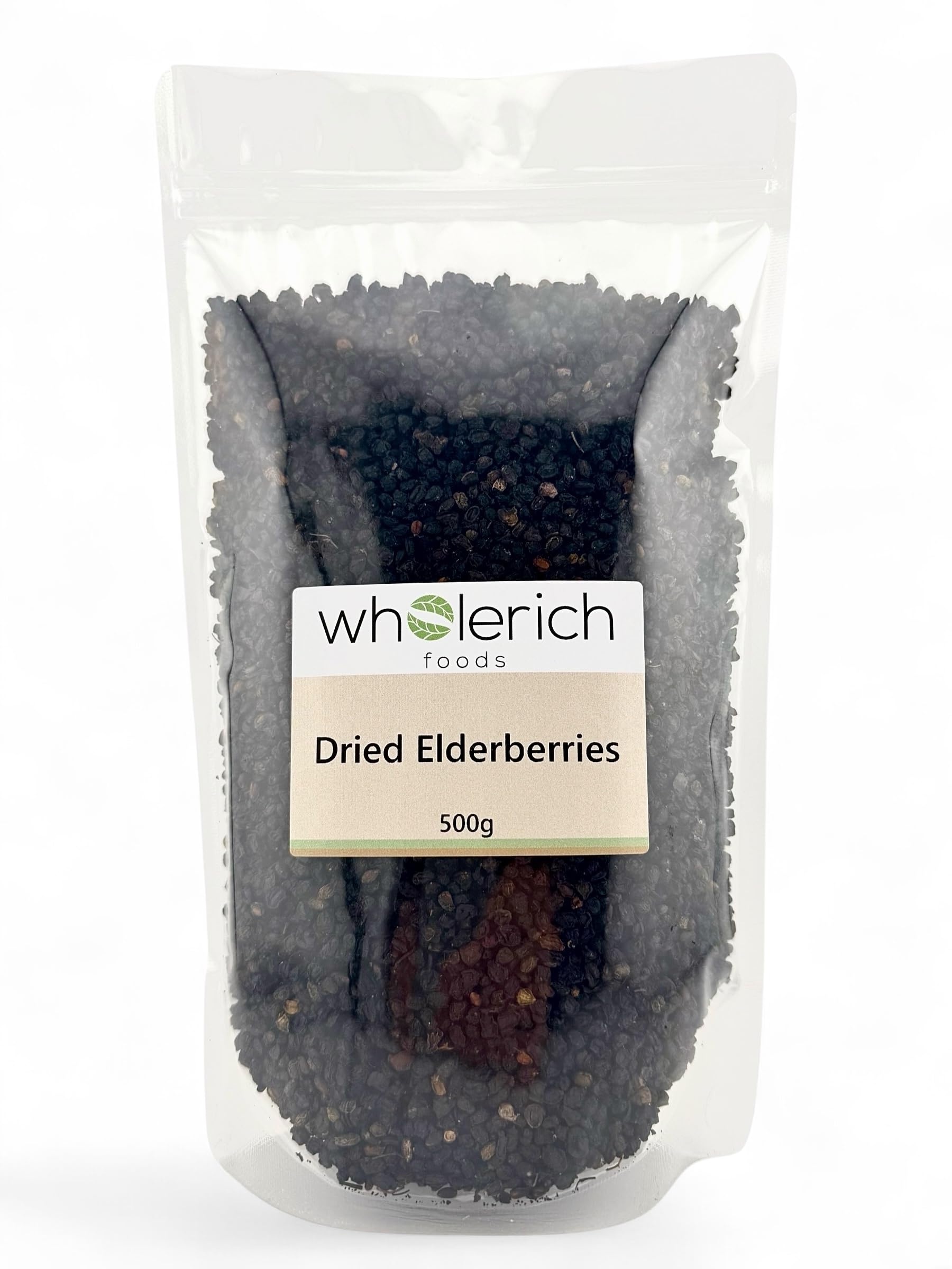 Dried Elderberries Whole 500g – Natural Immune Support |