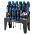 Draper 44-Piece Precision Screwdriver and Hex Key Set with Stand