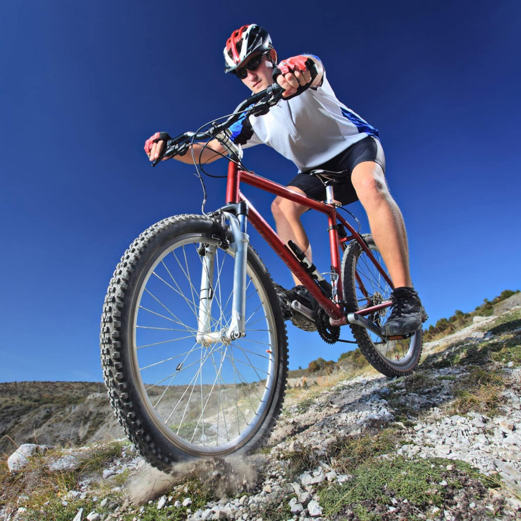 YunSCM 2-Pack 26x1.95 Mountain Bike Tyres and Tubes | Foldable MTB Set
