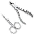 Professional Stainless Steel Manicure Kit with Nail Pliers