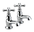 Bristan Colonial Basin Taps – Traditional Chrome Bathroom Sink Faucets