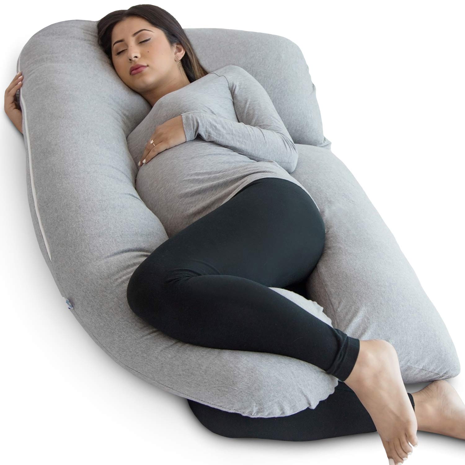 PharMeDoc U-Shape Pregnancy Pillow | Full Body Maternity Support