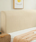 FANSU Headboard Cover for Single Double King Size Bed, Polar fleece Dustproof Headboard Wrap