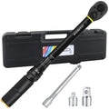 Uharbour 3/8 Torque Wrench 5-60 Nm with Extension Bar & Adapters