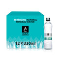 AQUA Carpatica Sparkling Mineral Water – Nitrate-Free Glass 330ml x 12