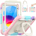 SEYMCY iPad 11/10.9 Case - Shockproof Kids Cover with Stand & Strap